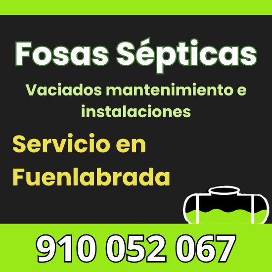 Vaciado, mantenimiento e instalación de fosas sépticas en Fuenlabrada