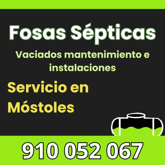 Vaciado, mantenimiento e instalación de fosas sépticas en Móstoles
