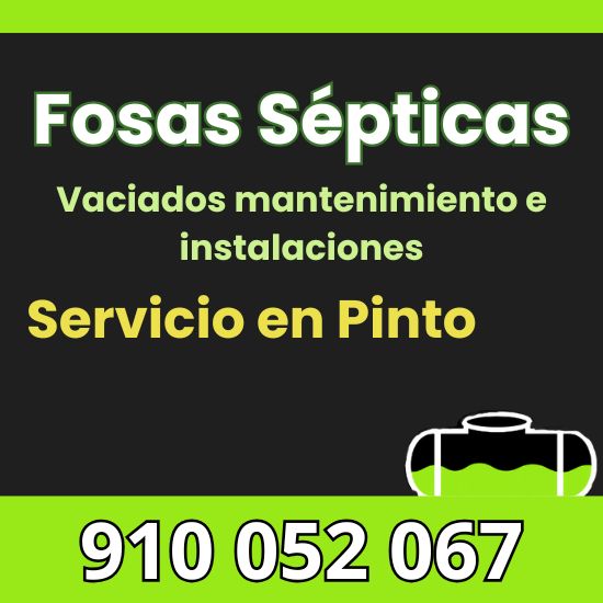 Vaciado, mantenimiento e instalación de fosas sépticas en Pinto