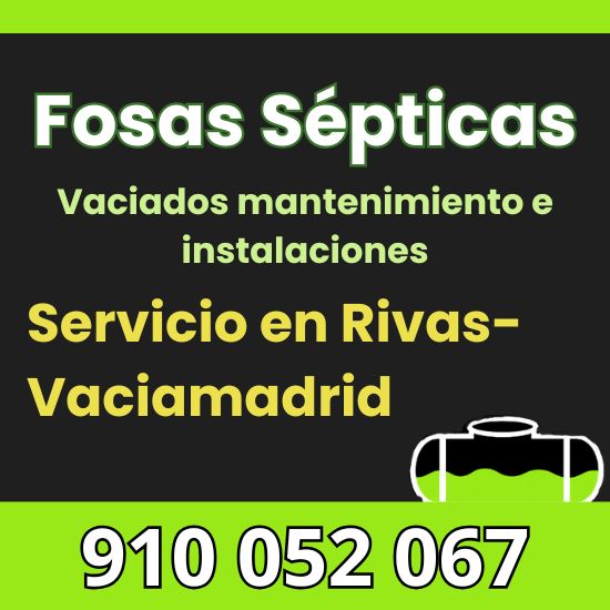 Vaciado, mantenimiento e instalación de fosas sépticas en Rivas-Vaciamadrid